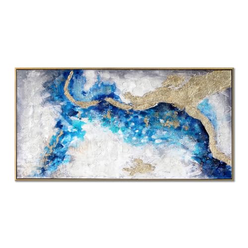 Blue abstract art