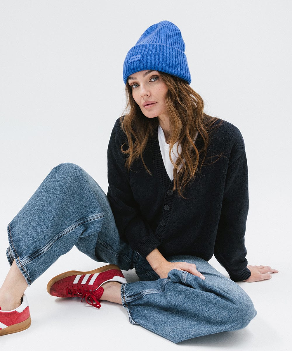 Gigi Merino Wool Beanie Hat for Women - Soft & Warm Winter Knit Cap - Perfect for Skiing, Hiking & Outdoor Activities