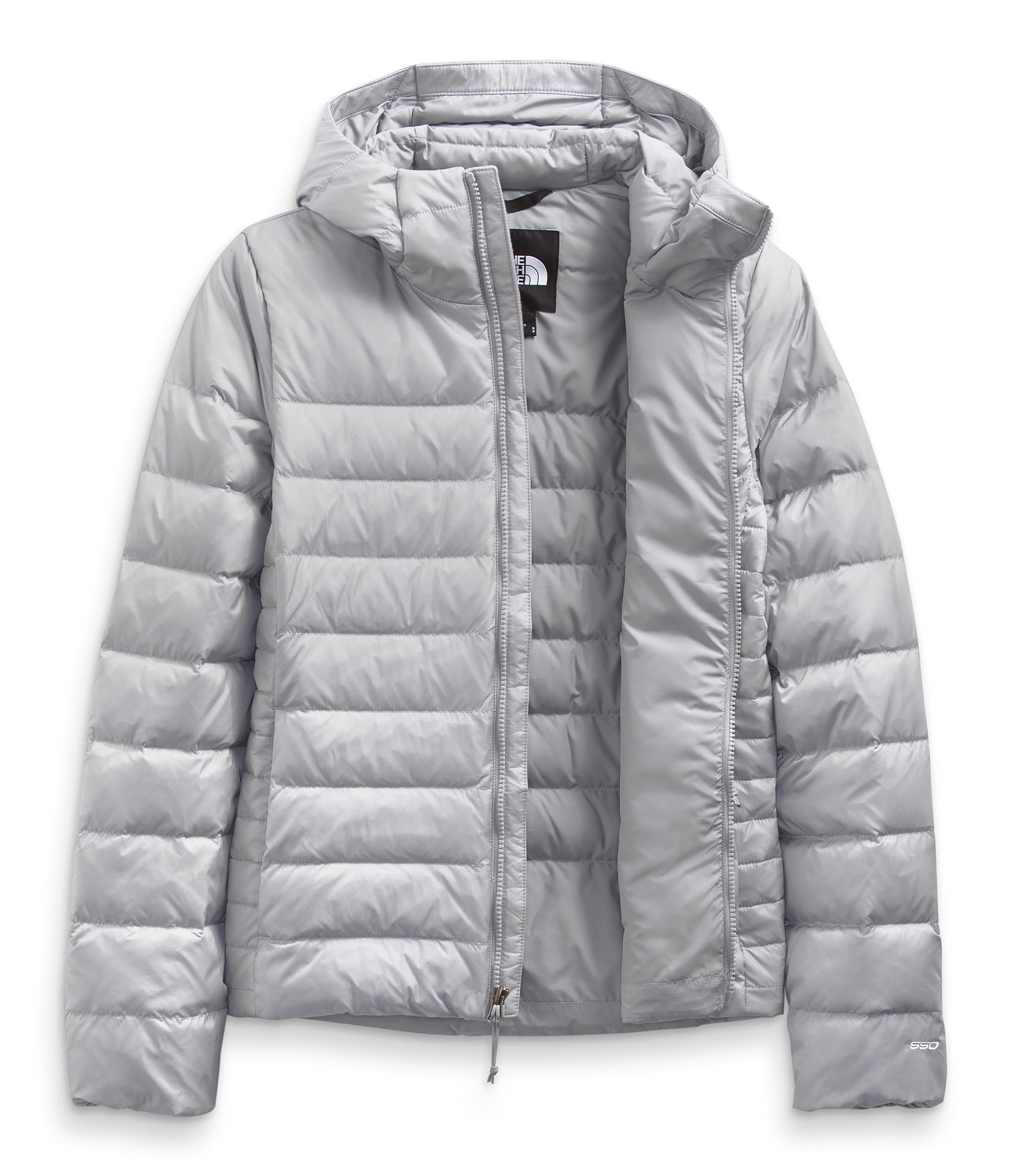 THE NORTH FACE Women's Aconcagua Fleece Hoodie - Meld Grey, X-Large Size - Warm Winter Jacket for Hiking, Camping & Outdoor Activities