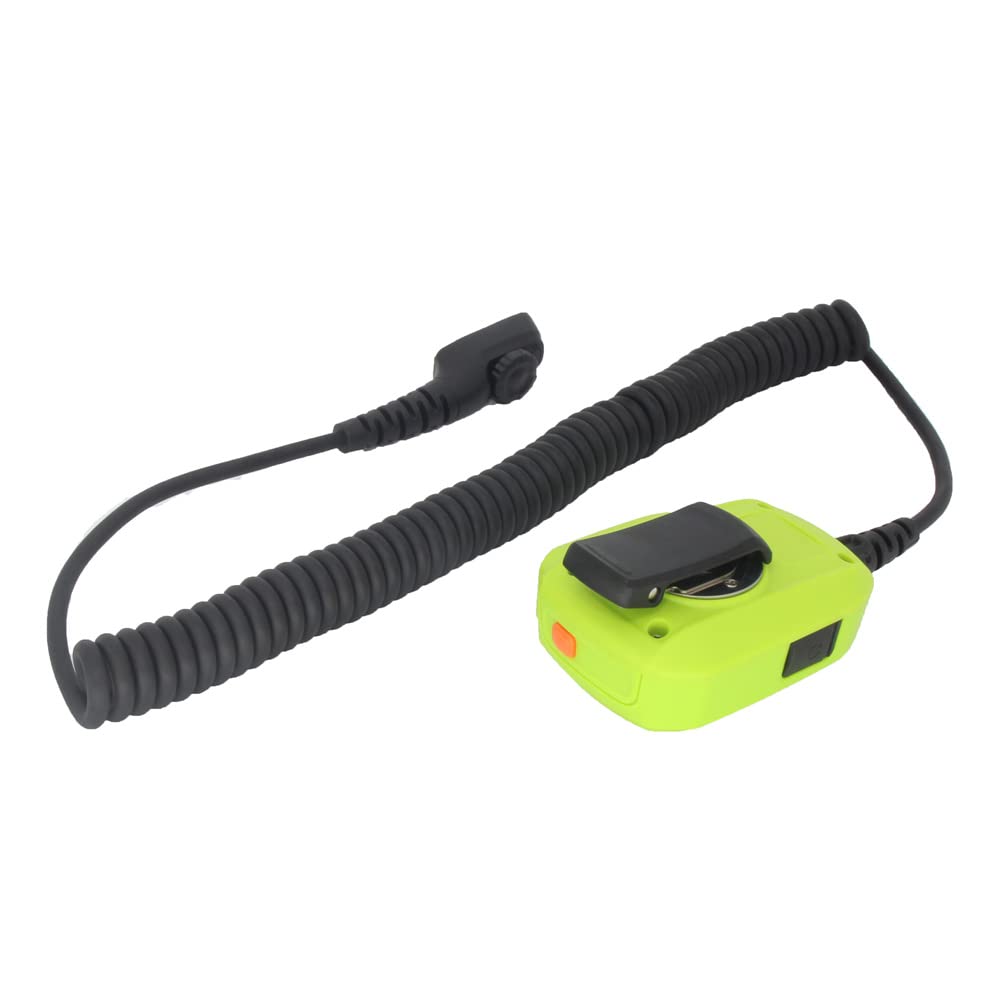 Hytera HYT PD702 PD700 PD700G PD780 PD780G PD780GM Walkie Talkie PTT Two-Way Radio Handheld Microphone - Green | Durable & Clear Communication for Security, Construction & Outdoor Adventures