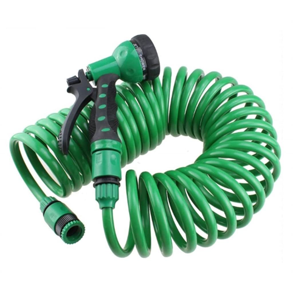 **Retractable Magic Flexible Garden Hose - 15M Expandable Water Hose with Spray Nozzle for Car Washing, Lawn Watering & Outdoor Cleaning (Color Options Available)**
