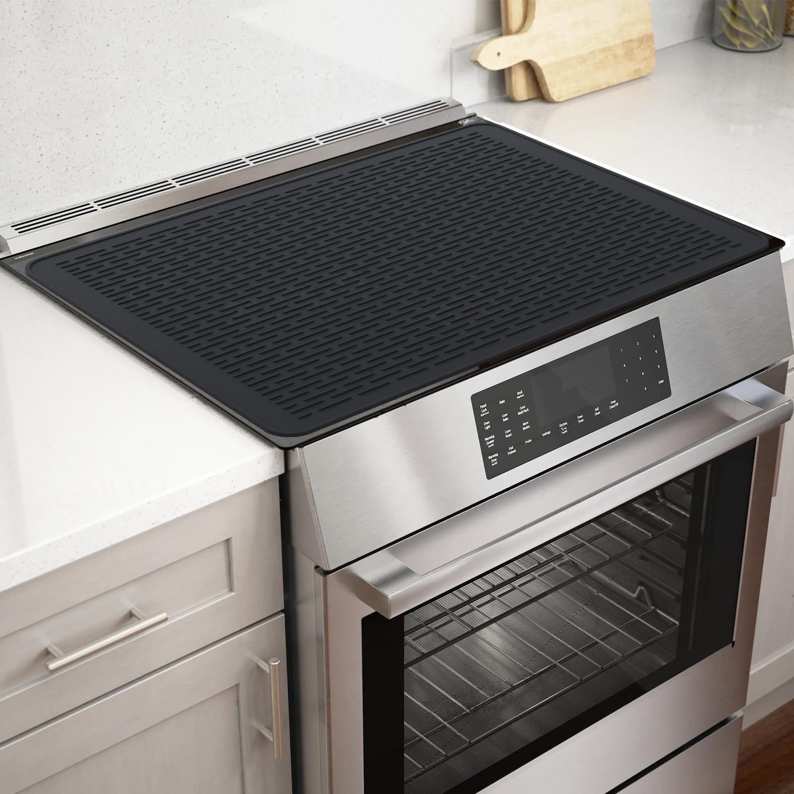 Silicone Stove Top Cover for Electric & Glass Cooktops - XL Non-Slip Stove Mat Protector (30
