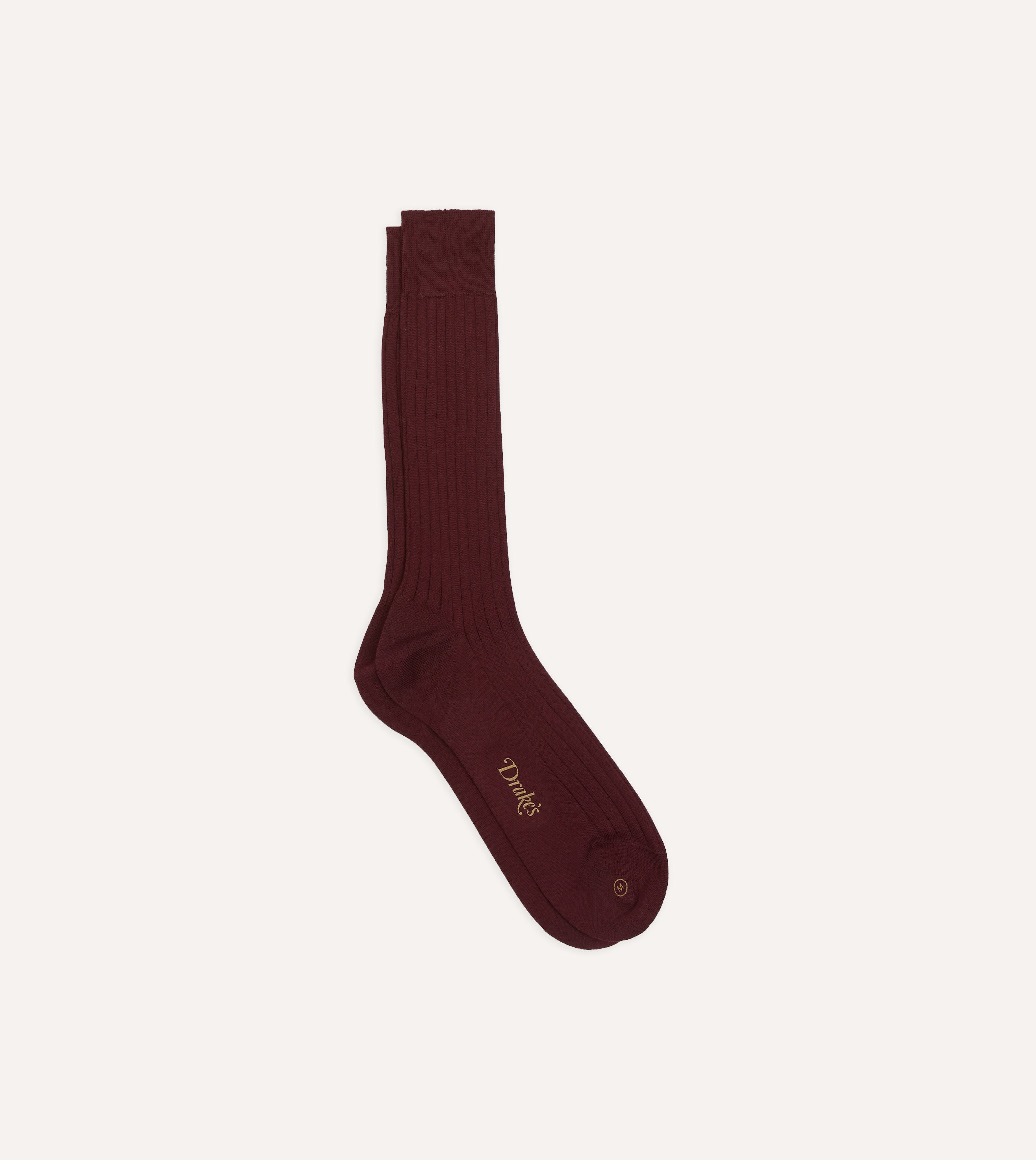 Burgundy Cotton Mid Calf Socks for Women & Men - Soft Breathable Comfortable Casual & Athletic Socks - Perfect for Running, Hiking, Workout and Everyday Wear