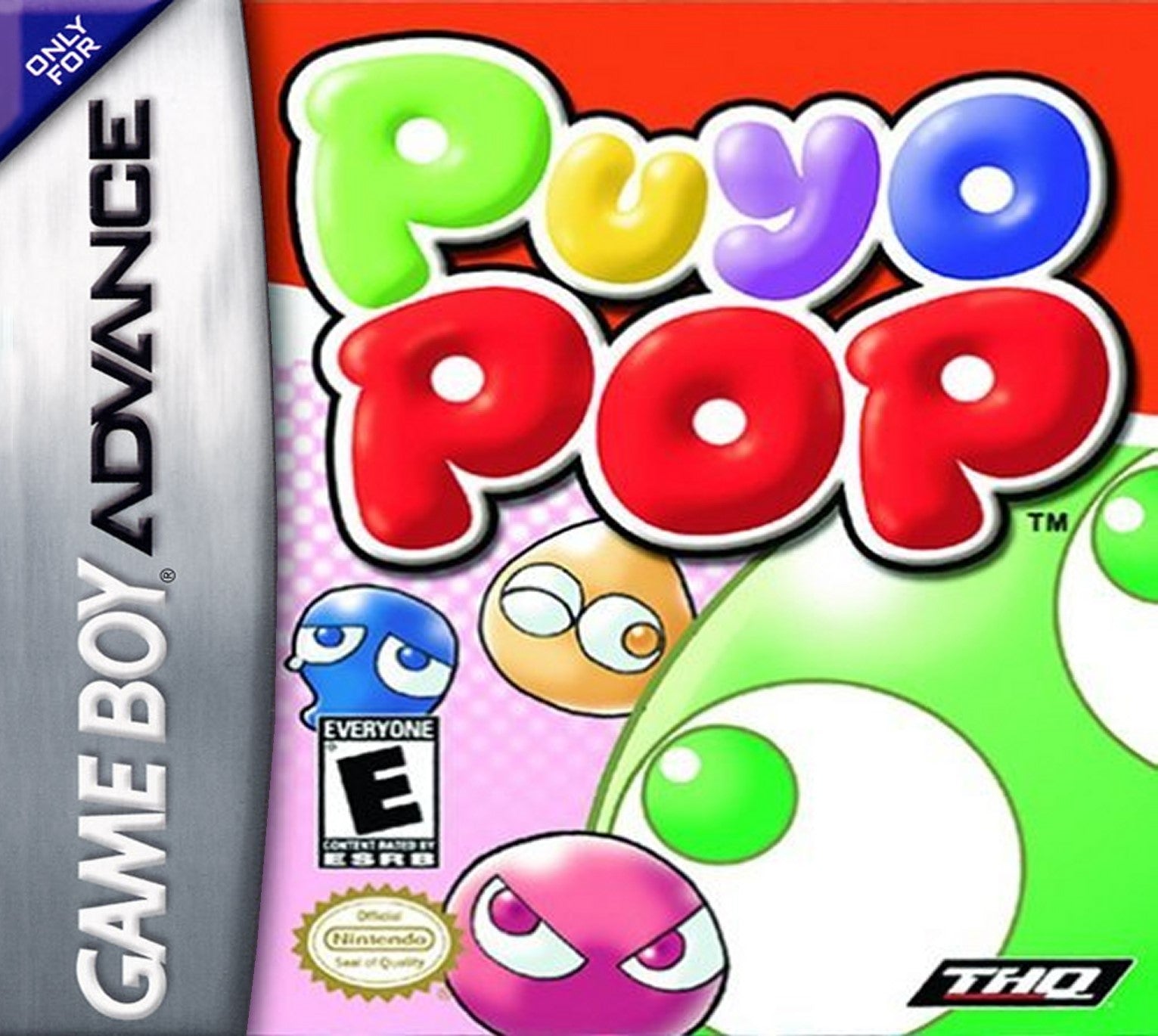 Used Puyo Pop Game Boy Advance Video Games - Retro GBA Cartridge for Collectors & Classic Gaming Enthusiasts | Perfect for Nostalgic Play & Display