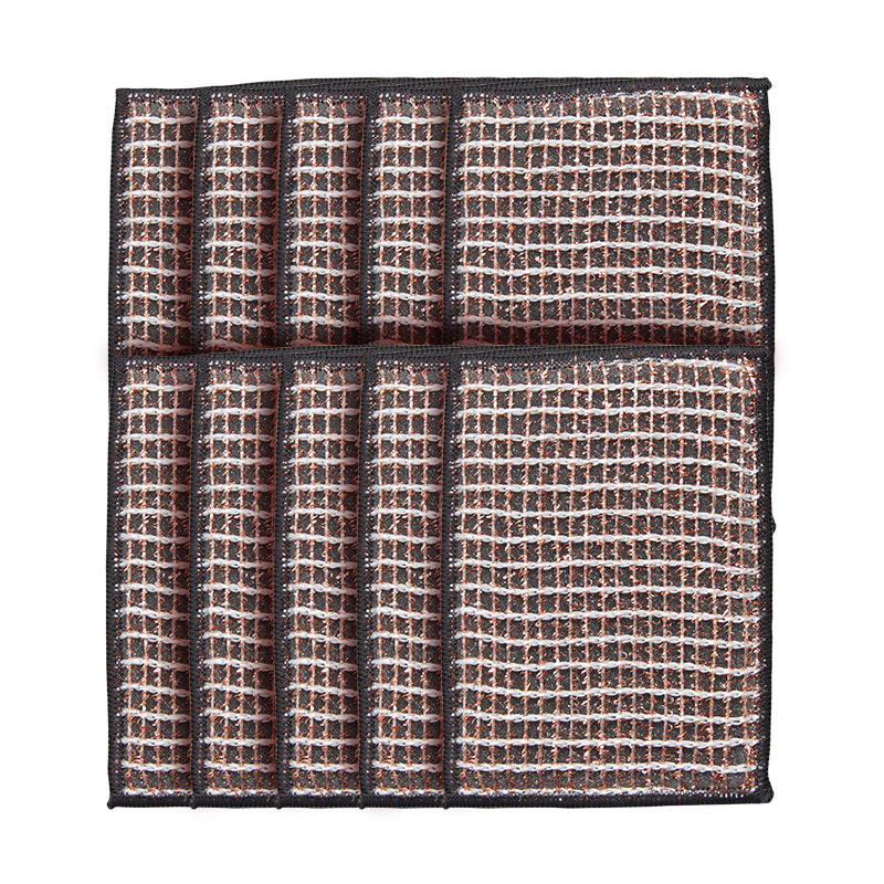 Premium Copper Cleaning Cloth with Soft Microfiber Back - 4x5 Inches (10x14cm) - Perfect for Jewelry, Glasses, Electronics & Household Cleaning