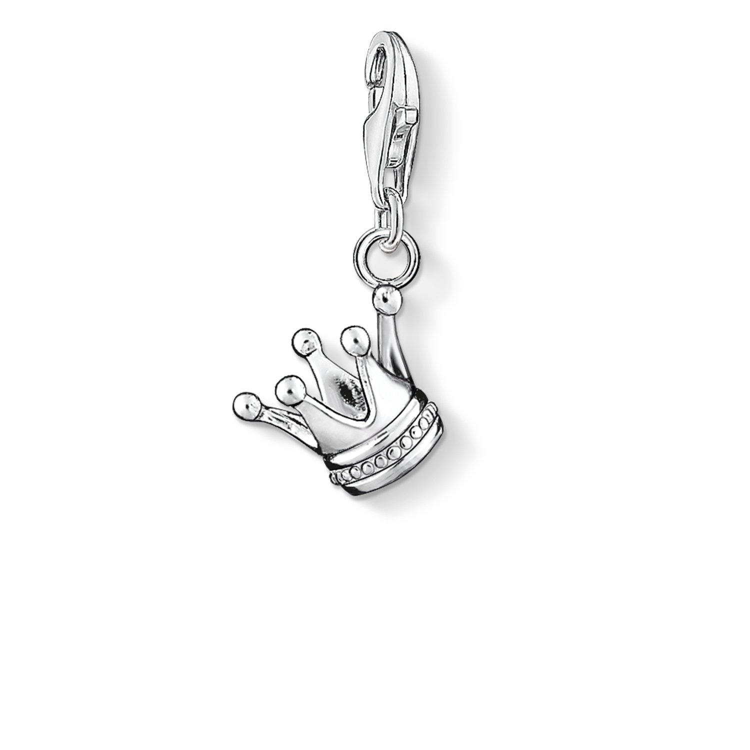 Thomas Sabo Crown Charm Pendant Necklace for Women - Elegant Silver Jewelry Gift for Birthday, Anniversary & Special Occasions | Perfect for Layering & Everyday Wear