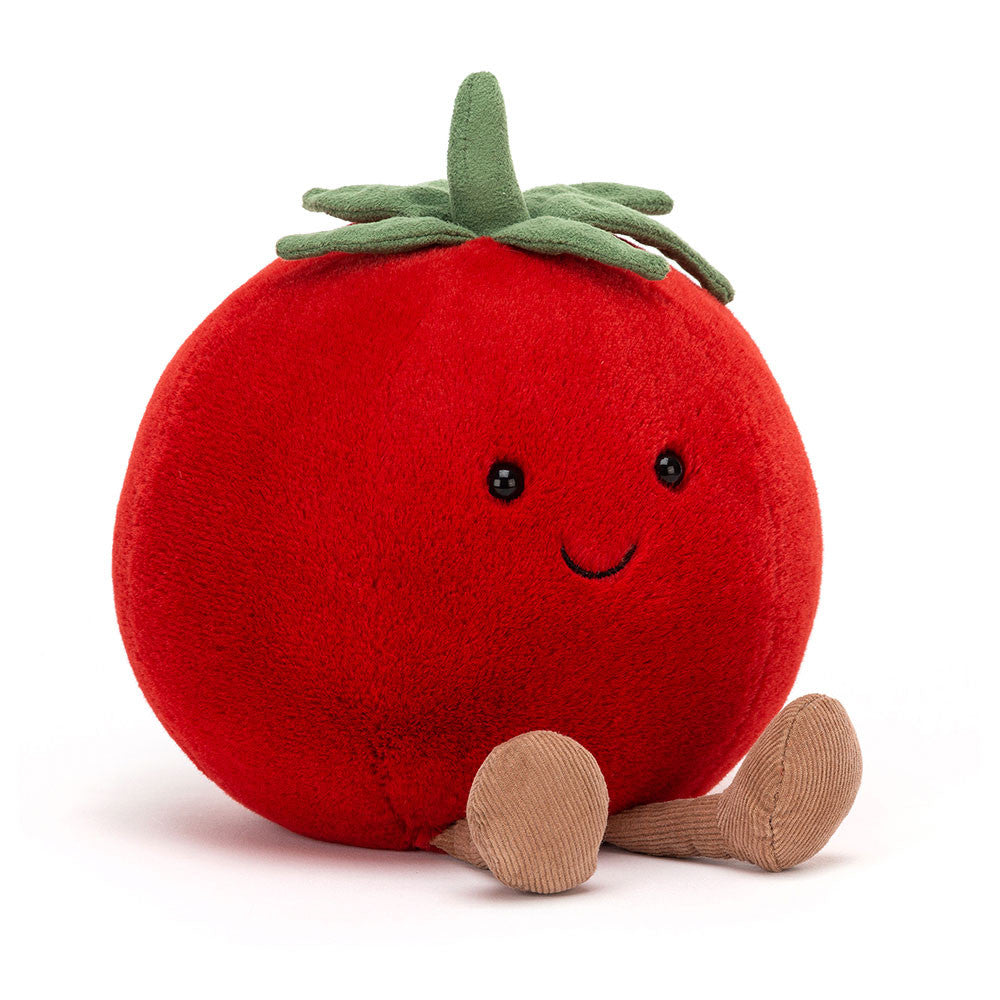 Amuseables Tomato - Cute and Funny Plush Tomato Toy for Kids and Adults | Perfect for Stress Relief, Gifts, and Home Decor