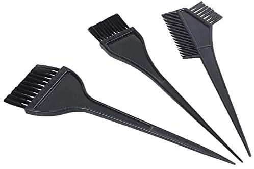 4-Piece Hair Coloring Brush Set - Professional Hair Dye Mixing Brush, Hair & Face Mask Applicator with Comb for At-Home Salon Styling & Beauty Treatments