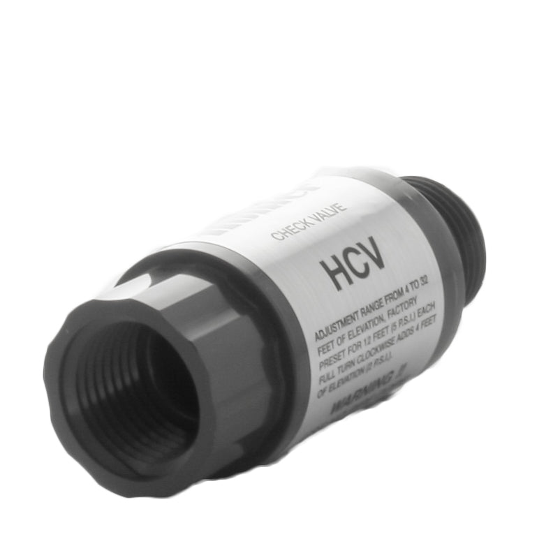 Hunter HC-50F 50M 1/2 Inch Female x 1/2 Inch Male Check Valve - Brass Water Backflow Preventer for Plumbing, Irrigation & Sprinkler Systems