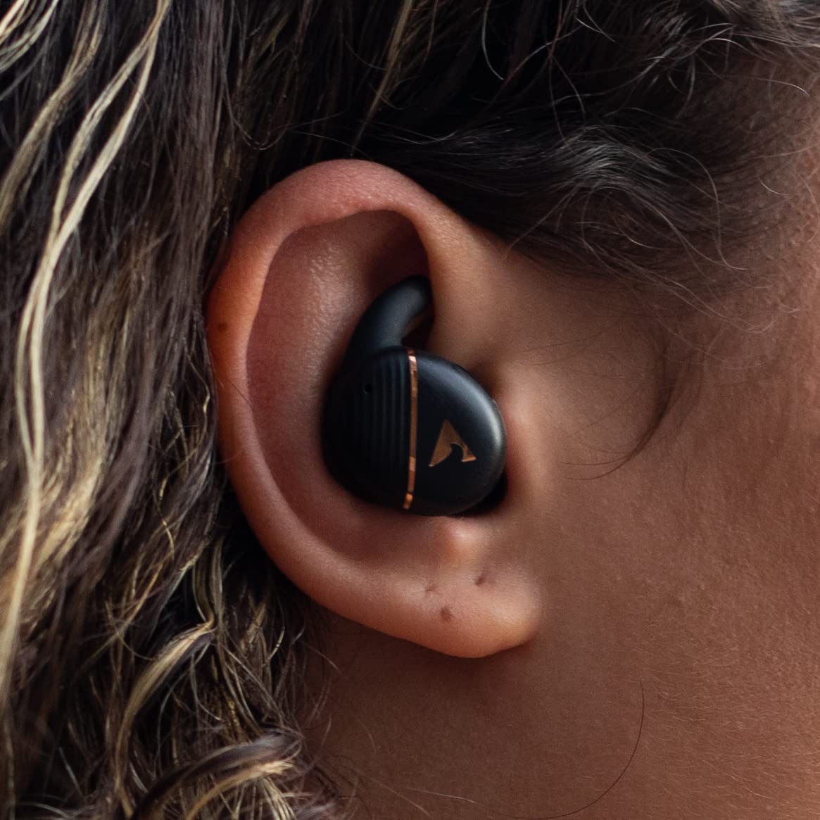 TWS1 True Wireless Earbuds with Active Noise Cancelling (ANC) - Bluetooth 5.0 Stereo Headphones for Gym, Running, Travel & Work