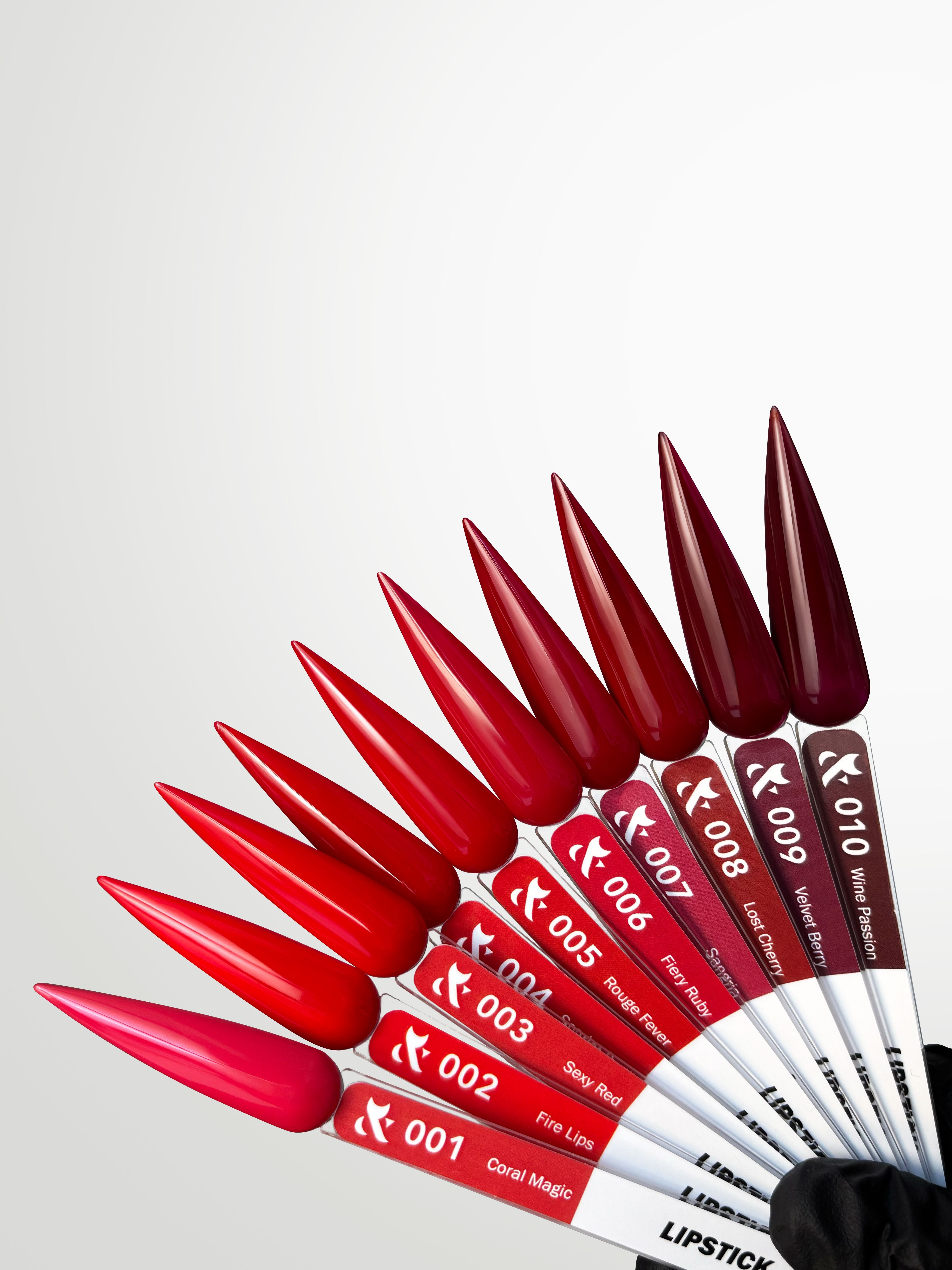 F.O.X 10-Piece Lipstick Set - 7ml Each, Long-Lasting & Moisturizing Matte Lipstick Kit for Women - Perfect for Parties, Date Nights & Everyday Wear