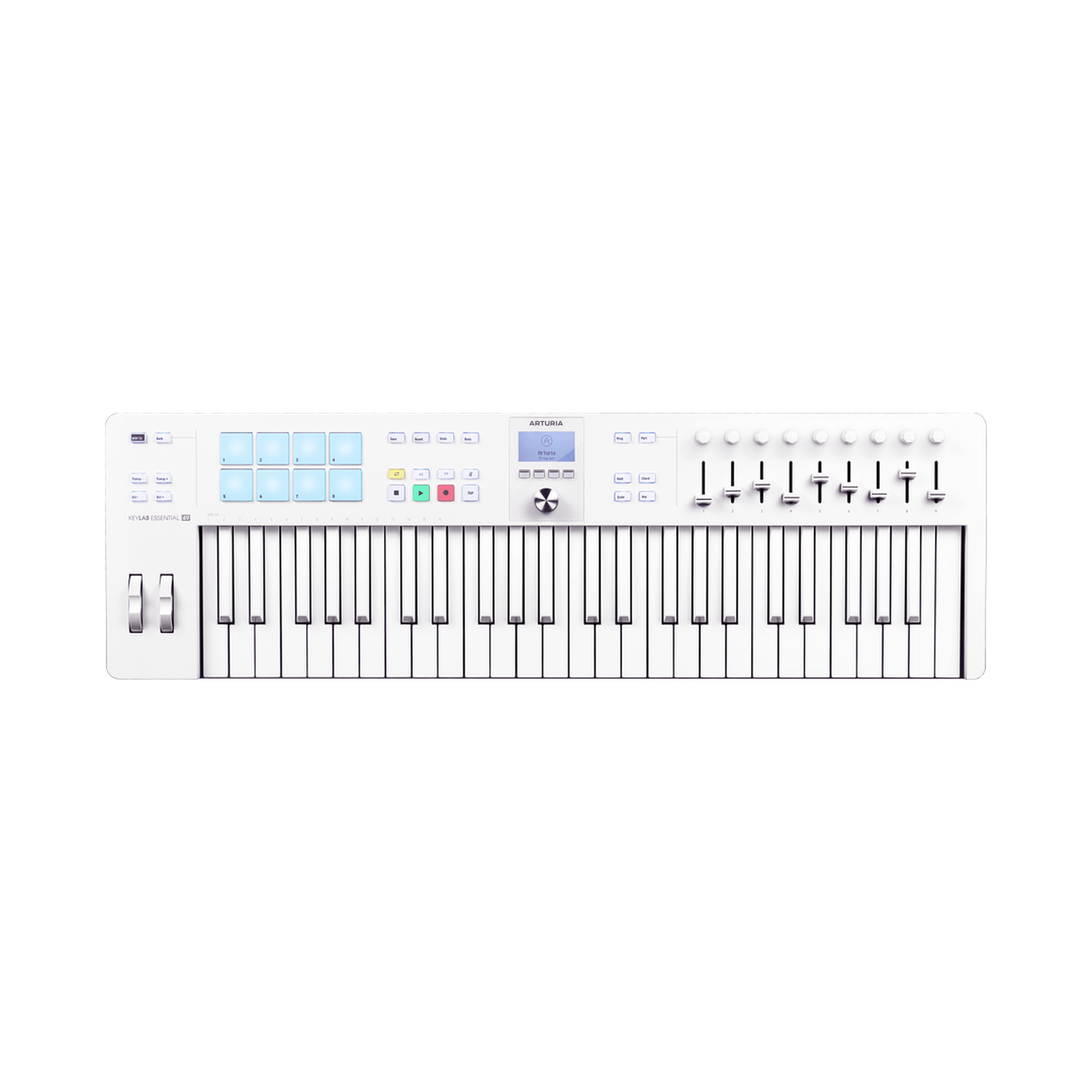 Arturia Keylab Essential Mk3 49-Key MIDI Keyboard Controller - Limited Edition Alpine White | Music Production, Live Performance & Studio Recording