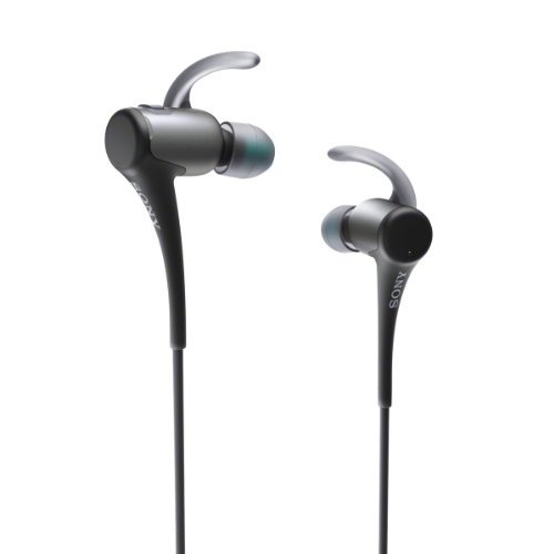 Sony MDRAS800BT Active Sports Bluetooth Headphones Wireless - Sweatproof & Secure Fit for Running, Gym Workouts & Outdoor Activities (Black)