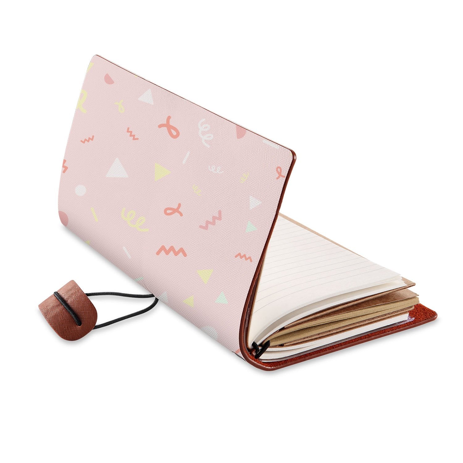 Premium Traveler's Notebook for Baby - Leather Journal & Memory Book for Newborns, Infants & Toddlers - Perfect Baby Shower Gift, First Year Keepsake & Milestone Tracker (Use for Photo Albums, Growth Records & Special Moments)