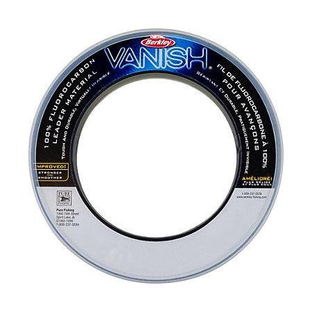 Berkley Vanish Leader Material - Premium Fluorocarbon Fishing Line for Bass, Trout & Saltwater - Strong, Invisible & Abrasion-Resistant - Ideal for Clear Water & Stealth Presentations