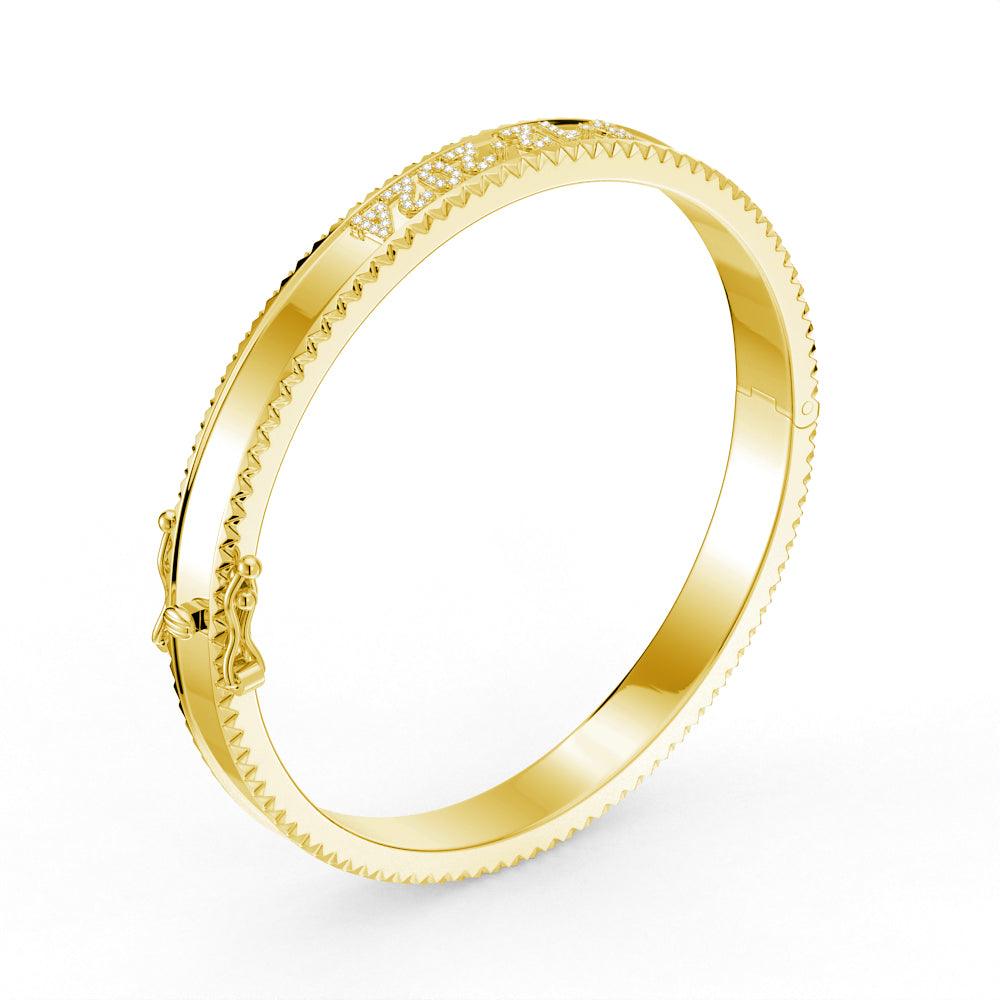 Personalized Engraved Custom Signature Bangle Bracelet - Unique Handmade Jewelry Gift for Women, Mom, Wife - Perfect for Anniversaries, Birthdays & Special Occasions