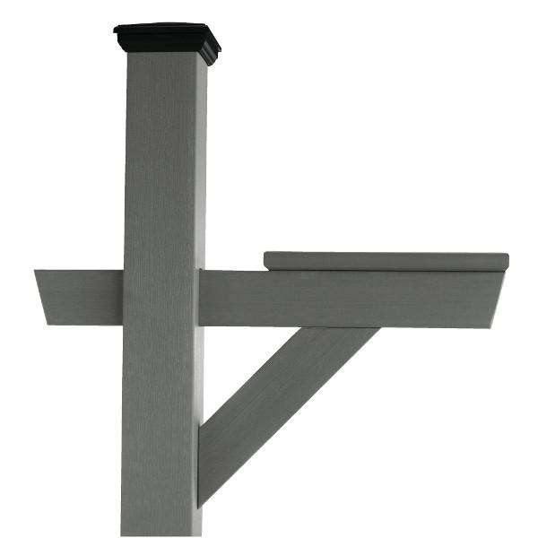 Durable Outdoor Hazleton Mailbox Post - Heavy Duty Steel Mailbox Stand with Anti-Rust Coating for Residential & Commercial Use - Perfect for Driveway, Garden, and Front Yard Installation