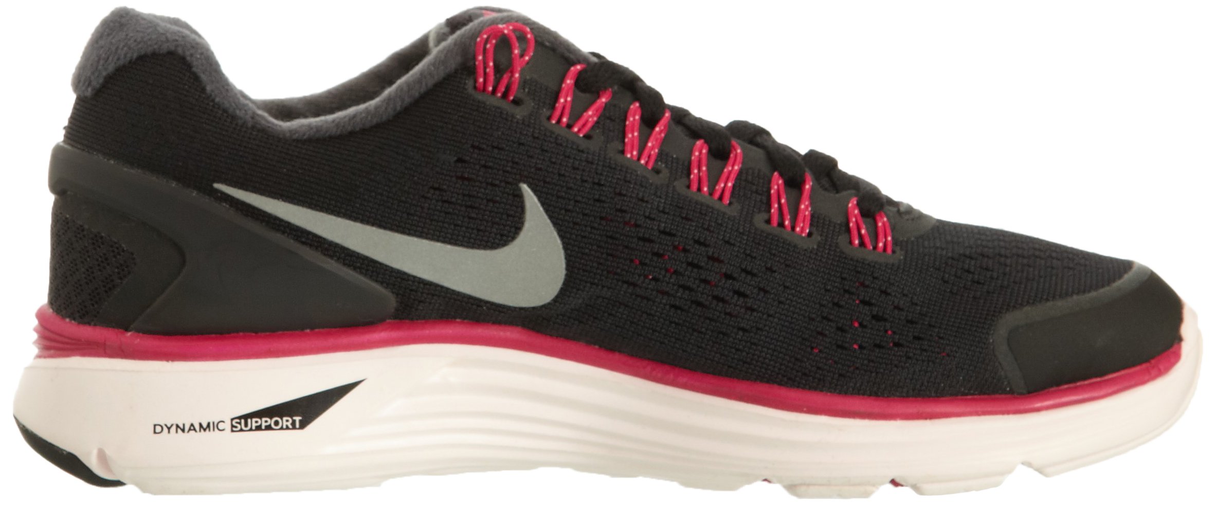 Nike Women's Lunarglide+ 4 Running Shoes - Size 5.5 - Black - Lightweight Cushioned Sneakers for Jogging, Gym Workouts & Daily Walking
