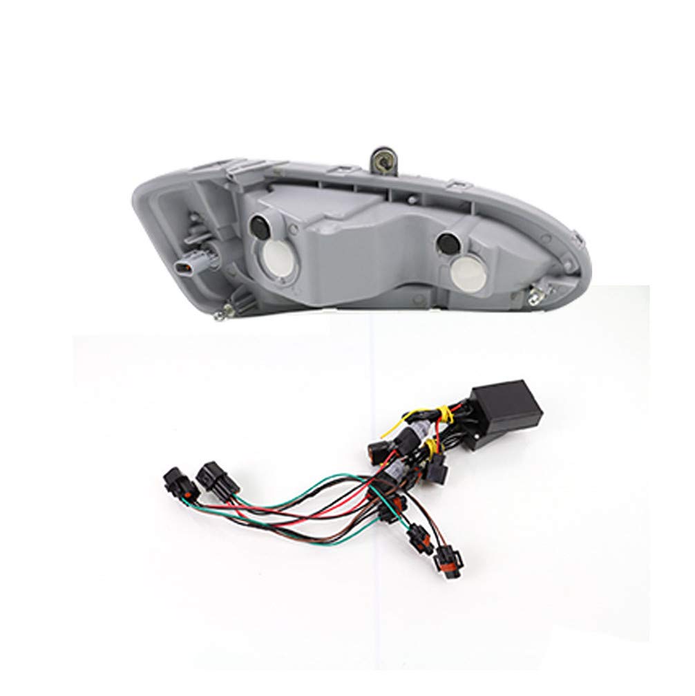 2014-2016 Hyundai Santa Fe Sport Super Bright LED Daytime Running Lights - DRL Fog Lights with Clear Lens for Front Bumper & Side Marker | Perfect for Night Driving, Off-Road Adventures & Enhanced Visibility