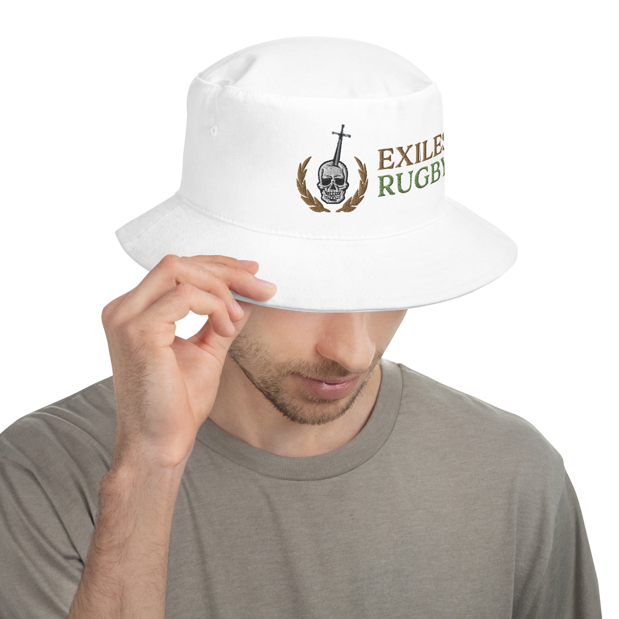 Exiles RFC Bucket Hat for Men & Women - Adjustable Sun Hat for Outdoor, Fishing, Hiking & Beach - UV Protection & Breathable Cotton