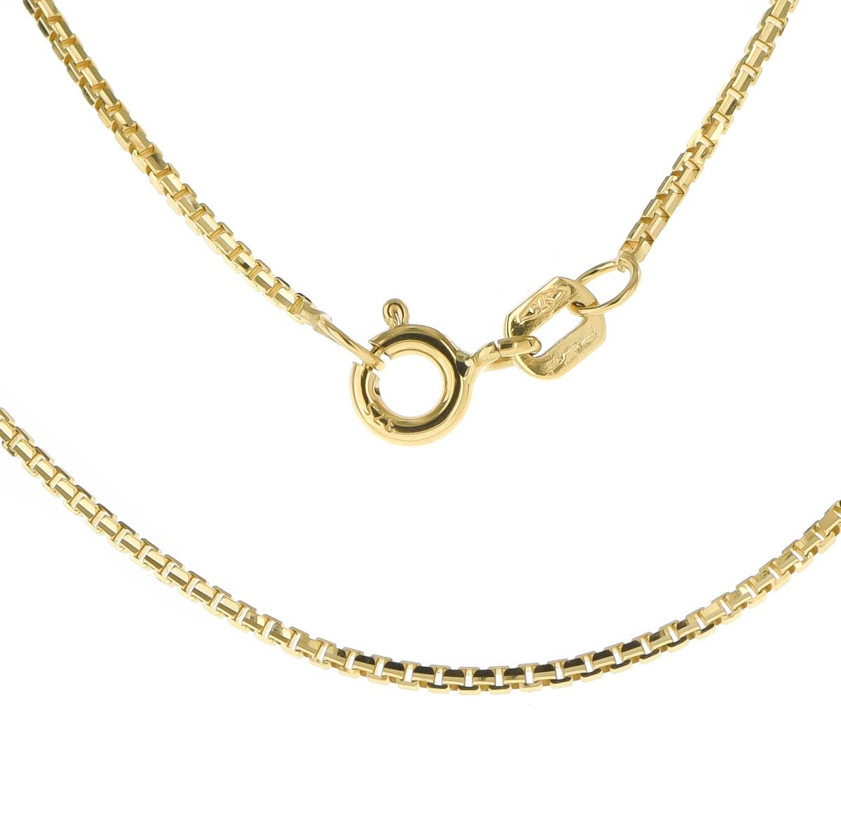 9ct Gold Box Chain Necklace 1mm 16-24 Inch - Hallmarked Solid Gold Jewelry Gift for Women - Perfect for Everyday Wear, Special Occasions & Anniversary Gifts