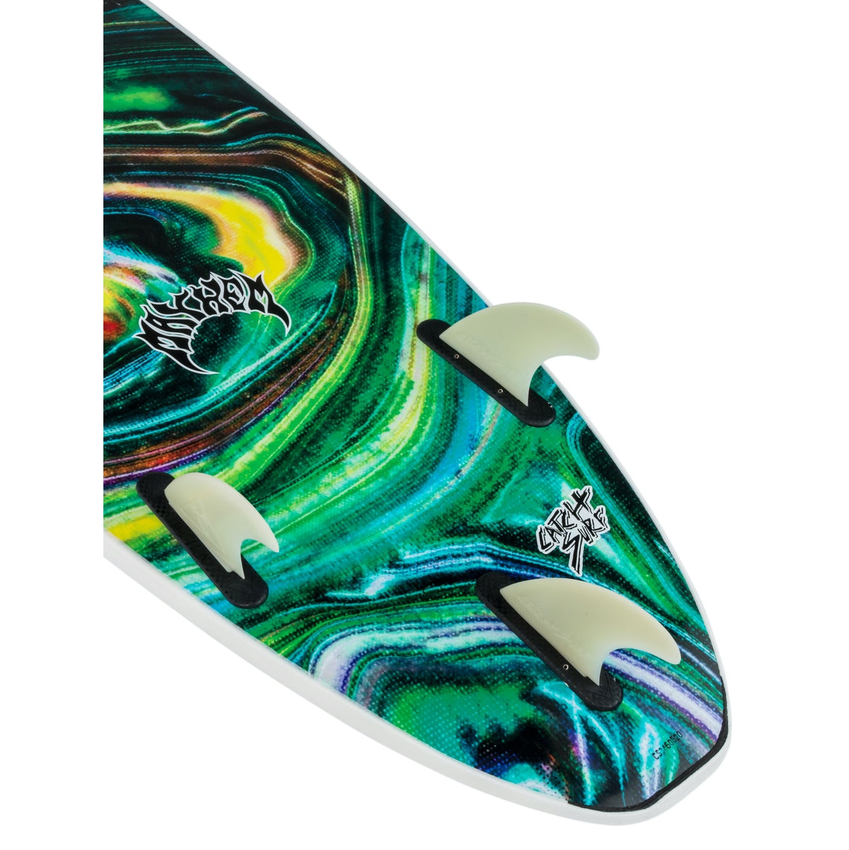 Odysea X ...LOST Crowd Killer 7'2 Surfboard - White 20 - Perfect for Beach Waves & Surfing Adventures