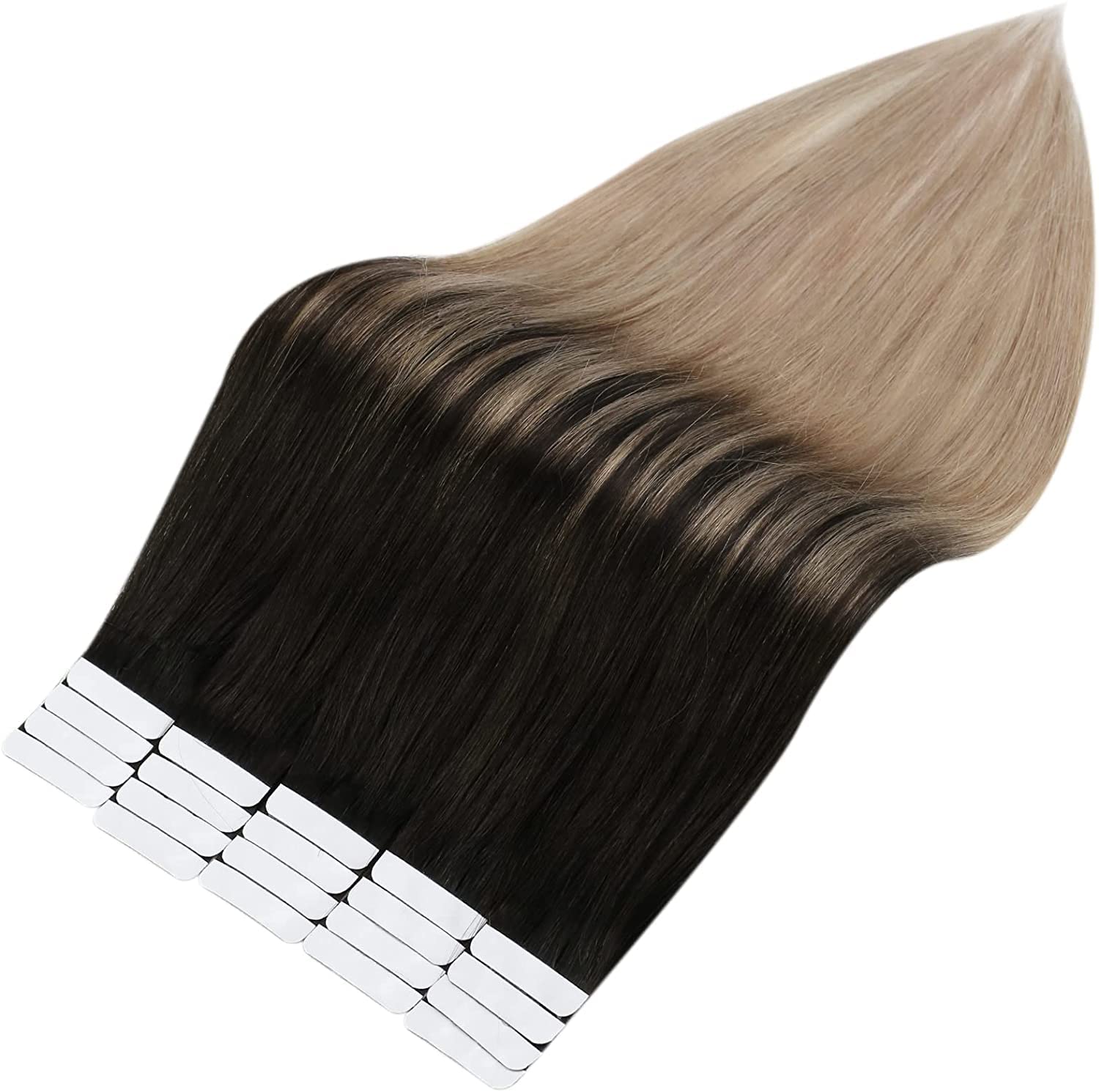 Premium Tape in Hair Extensions 100% Human Hair - Seamless Blending for Length & Volume | Perfect for Weddings, Parties & Everyday Styling