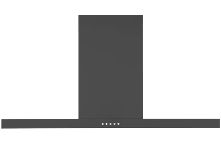 Haier 90cm Black Canopy Range Hood with Chimney - HC90BLB1 | Powerful Kitchen Ventilation for Smoke & Odor Removal