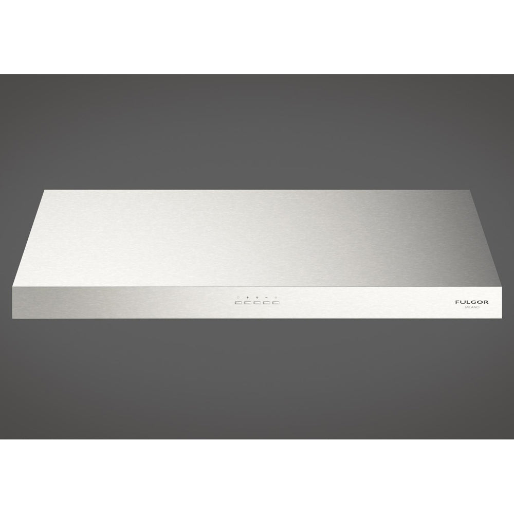 Fulgor Milano 36 Inch 450 CFM Stainless Steel Under Cabinet Range Hood - F4UC36S1 | Powerful Kitchen Ventilation for Smoke & Odor Removal | Ideal for Modern Home Cooking