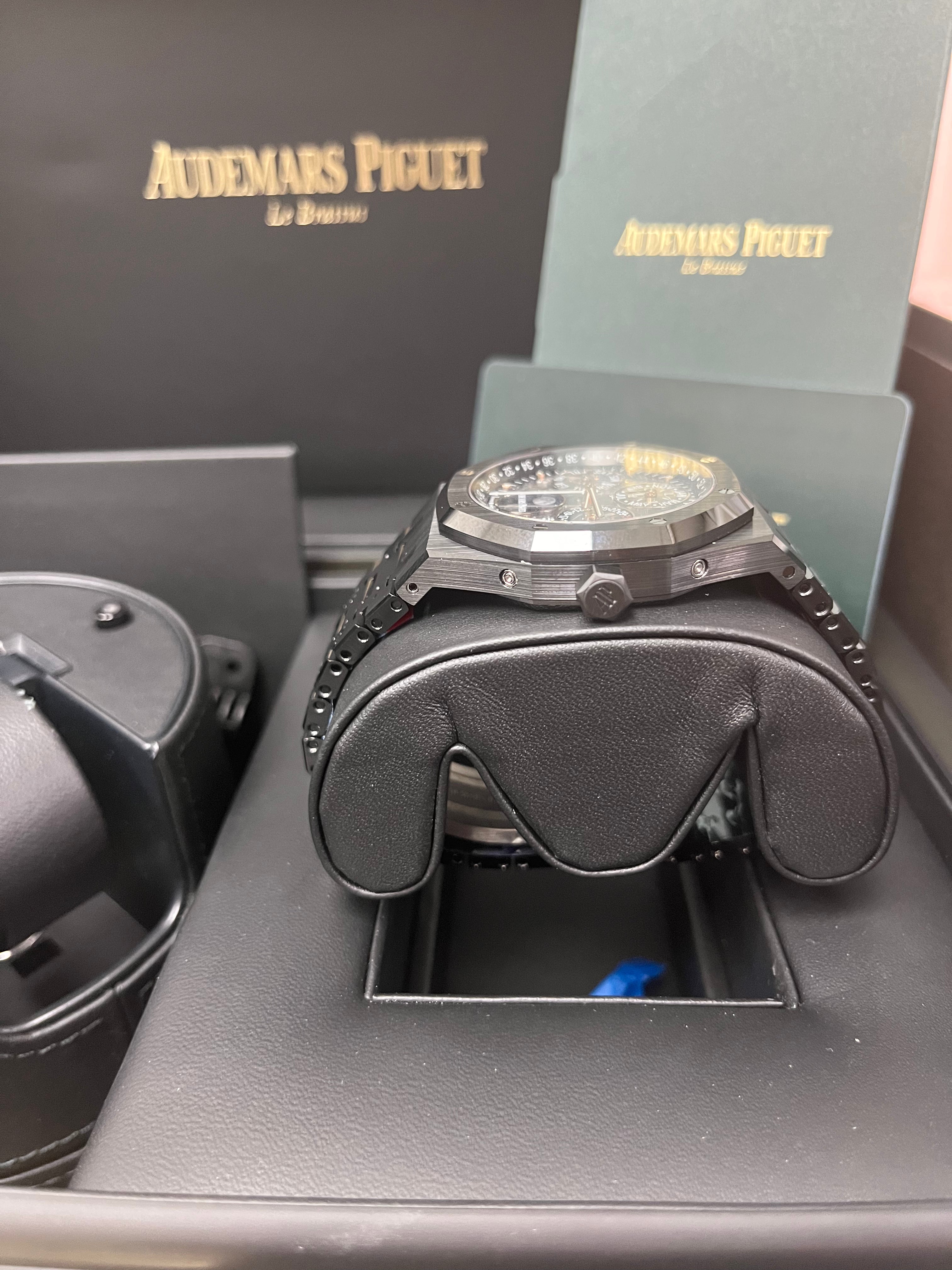 Audemars Piguet Royal Oak Perpetual Calendar Openworked Skeleton Watch Ref# 26585CE.OO.1225CE.01 - Luxury Swiss Automatic Men's Timepiece for Business, Gala & Collector's Showcase