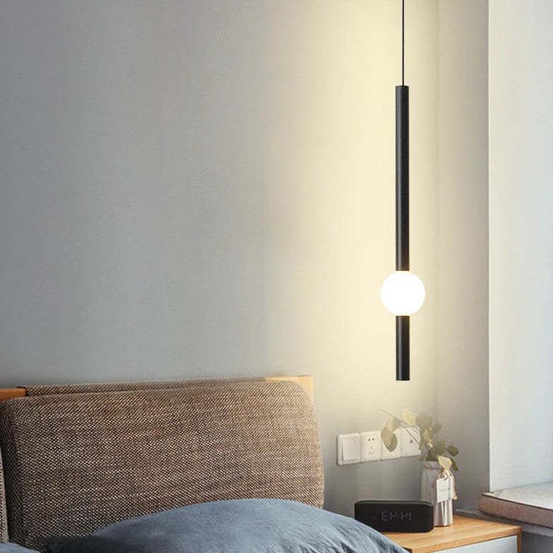 Modern Rectangular Pendant Light - Minimalist Design for Bedroom, Living Room & Dining Room | Sleek Hanging Fixture with Adjustable Height | Perfect for Contemporary Home Decor