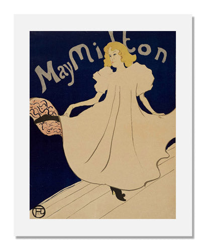 Henri de Toulouse-Lautrec May Milton Art Print - Vintage French Poster Reproduction - Perfect for Home Decor, Office Wall Art & Gift Ideas