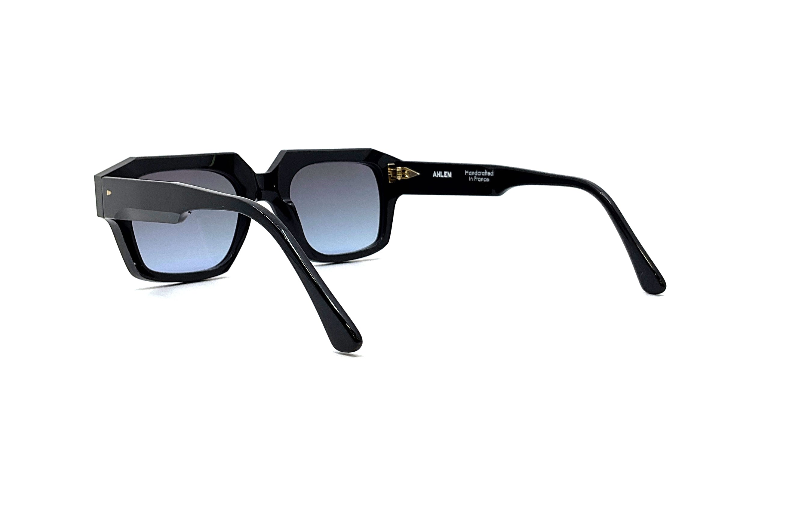 Ahlem Trudaine Sunglasses - Black Aviator Style for Men & Women | UV Protection, Polarized Lenses | Perfect for Driving, Travel & Outdoor Activities