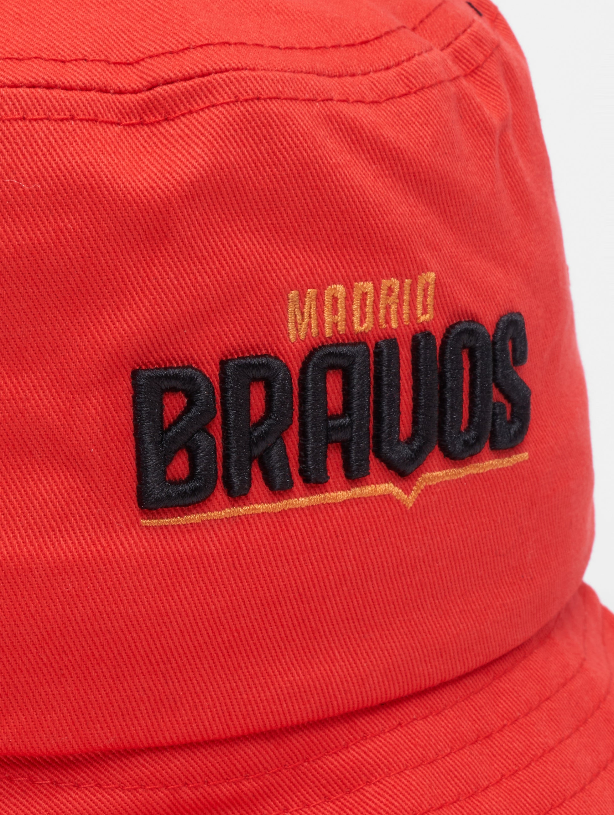 Madrid Bravos Red Bucket Hat for Men & Women - Stylish Sun Protection Outdoor Hat for Beach, Fishing, Hiking & Summer Fashion