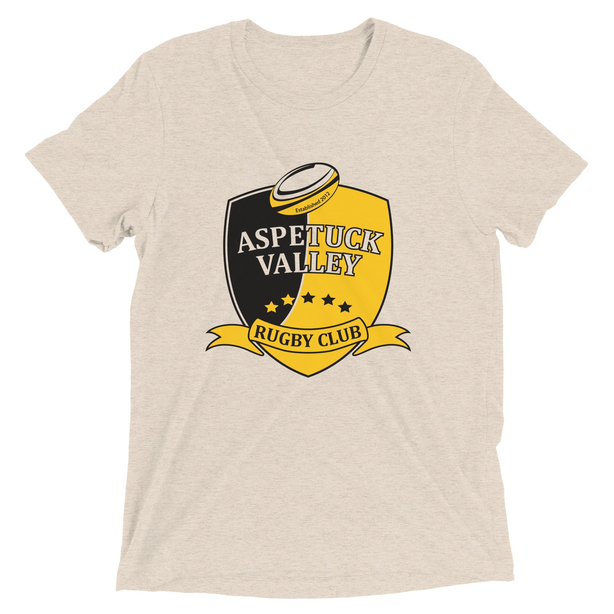 Aspetuck Valley Rugby Triblend T-Shirt - Soft Performance Tee for Men & Women - Perfect for Rugby, Sports & Casual Wear