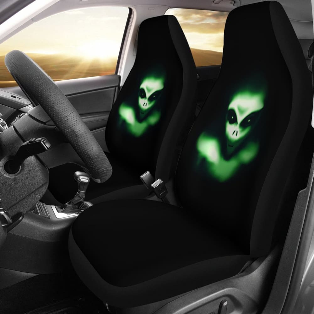 Alien Is Watching You Closely Car Seat Covers 212304 - Unique Sci-Fi Car Accessories for Cars, SUVs & Trucks - Perfect for Halloween, Cosplay & Themed Parties