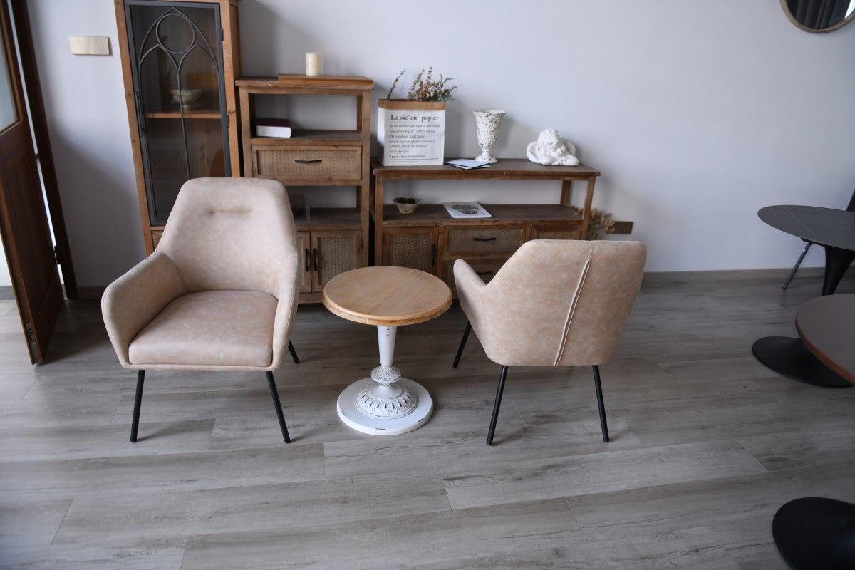 Axton Modern Dining Chair - Beige Upholstered Seat for Kitchen, Dining Room & Office - Comfortable & Stylish Home Furniture