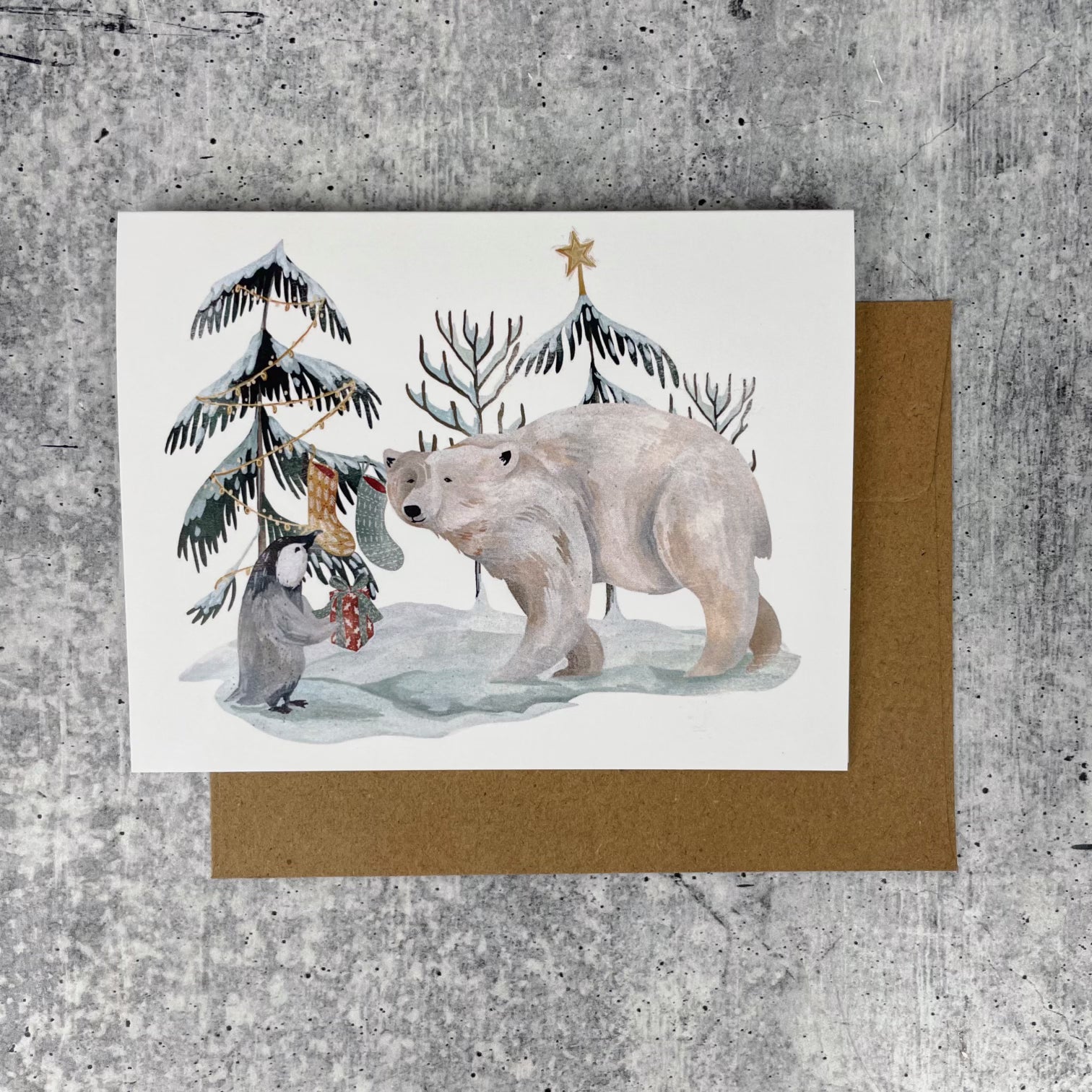 Arctic Christmas Cards - Boxed Holiday Greeting Card Set for Winter Festive Season | Perfect for Family, Friends & Office Holiday Wishes