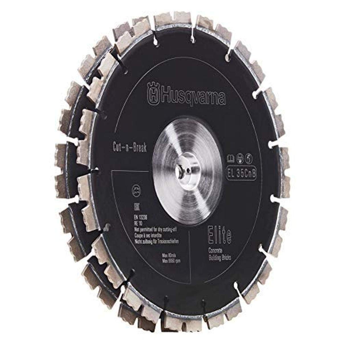 Husqvarna 576778501 Laser Cut-N-Break Diamond Blade - Premium Concrete Cutting Tool for Construction & Masonry Work - Perfect for Tile, Brick & Stone Cutting Projects