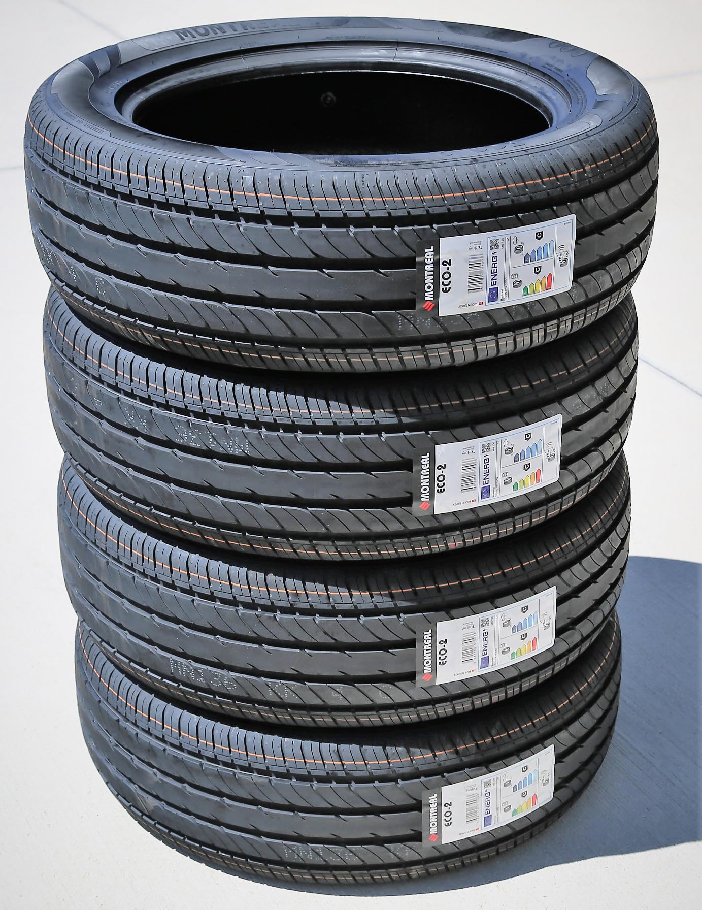 Eco-2 Performance 195/55R15 89V XL Passenger Tire - High Mileage All-Season Radial Car Tires for Sedans & Compact Cars - Perfect for Daily Commuting & Highway Driving