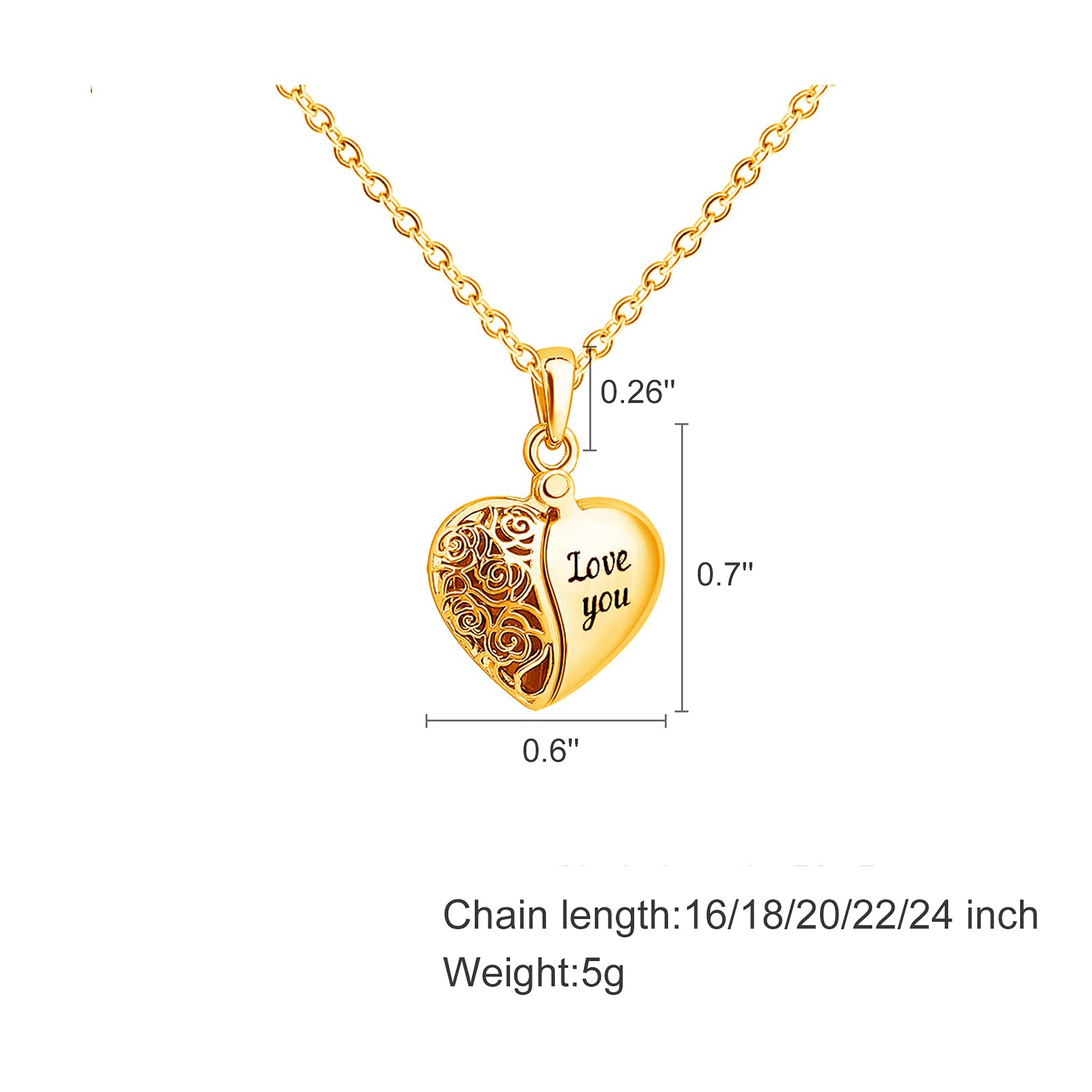 MissNaNa Custom Photo Necklace - Personalized Heart Locket with Picture for Women & Men | Engravable Jewelry Gift for Anniversary, Valentine's Day & Special Occasions