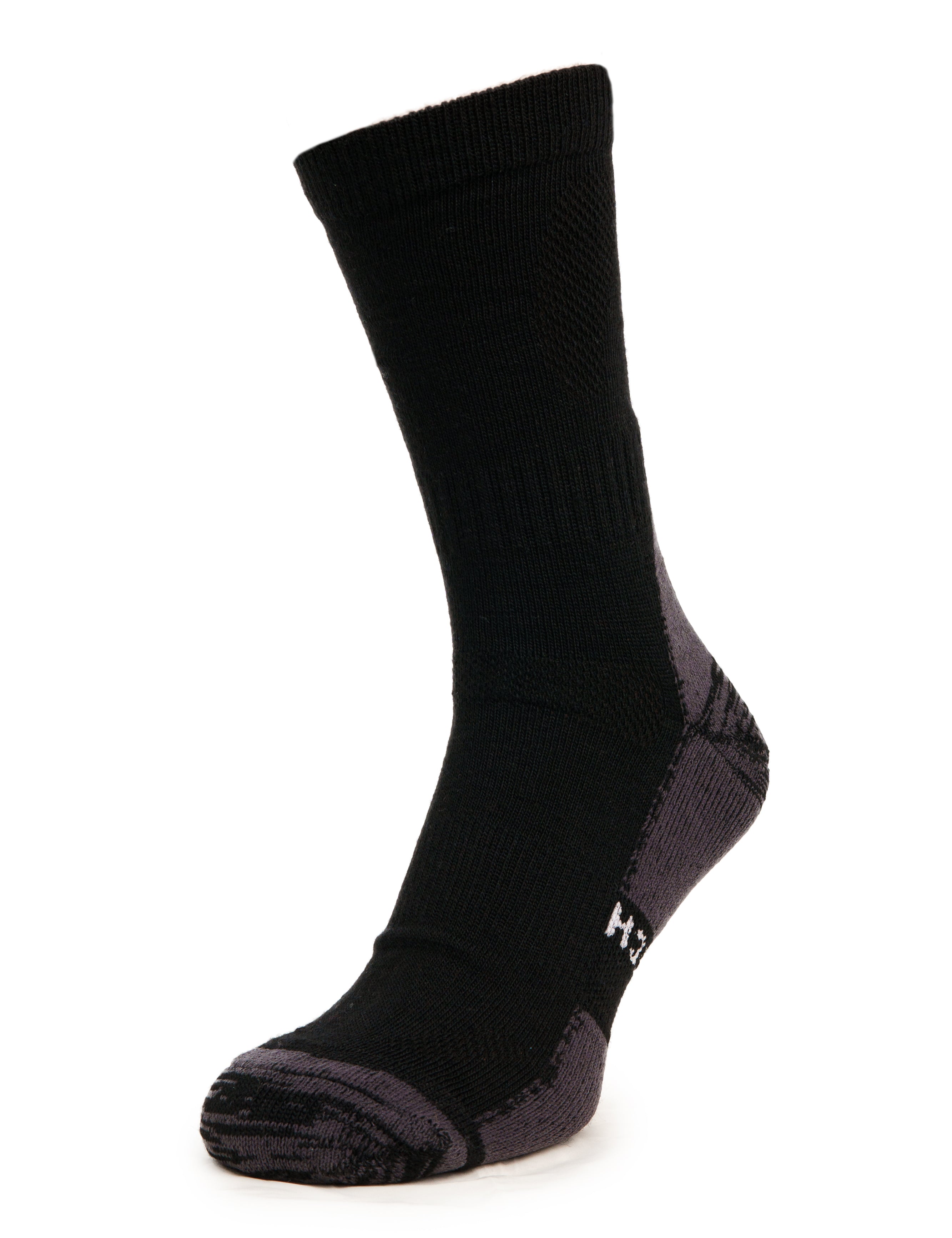 Premium Merino Wool Hiking Socks for Men & Women - 3 Pack Black - Moisture Wicking, Odor Resistant, Cushioned for Comfort - Perfect for Backpacking, Trekking & Outdoor Adventures
