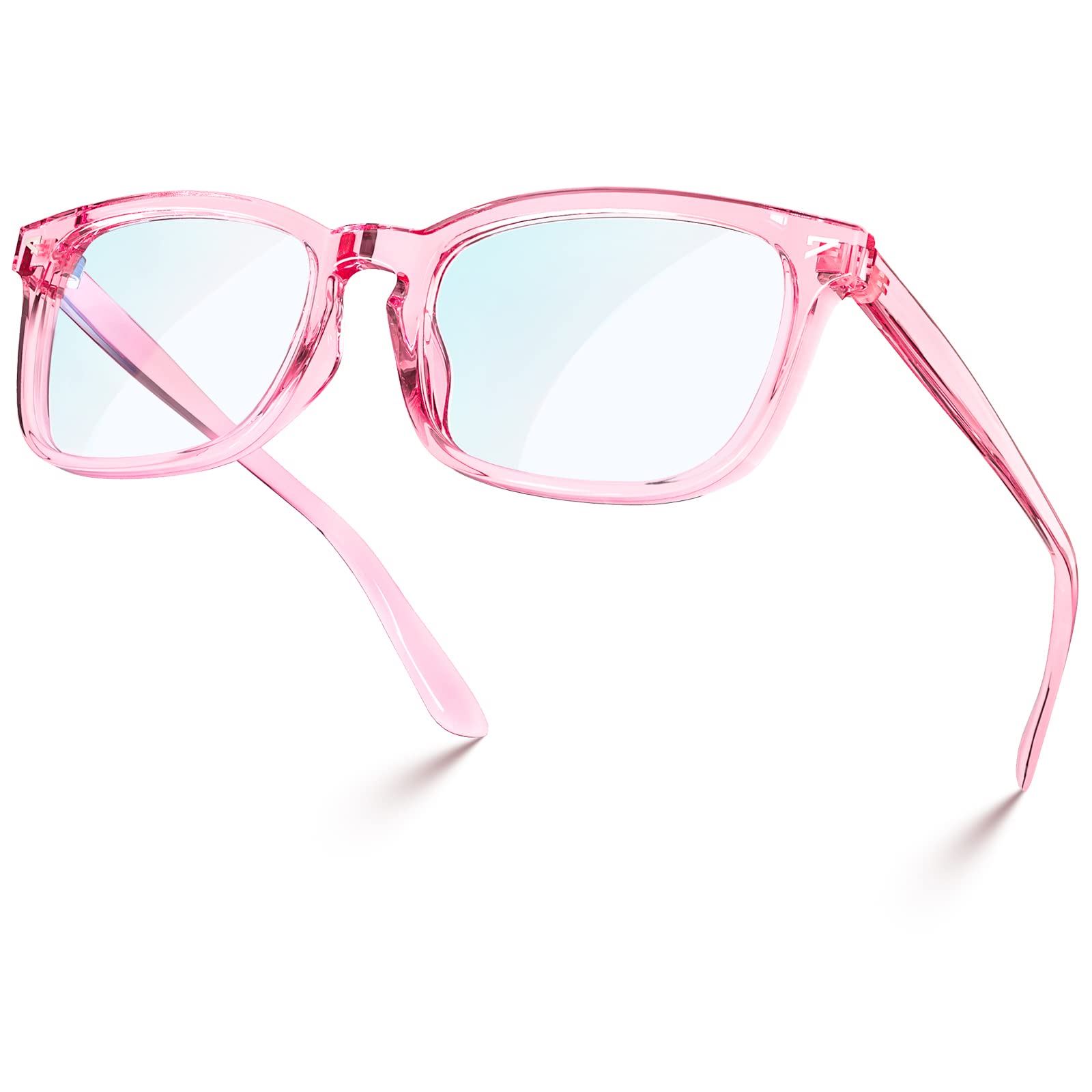 VISOONE Blue Light Blocking Glasses for Women & Men - Anti Glare Computer Gaming Glasses with Square Frame - Reduce Eye Strain for Work, Gaming & Screen Time (MONTANA Style)