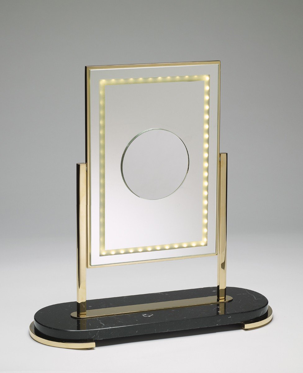 Brot PRESTIGE Collection MON BEAU LED Vanity Mirror with Adjustable Brightness - Perfect for Makeup, Skincare & Dressing Table Decor