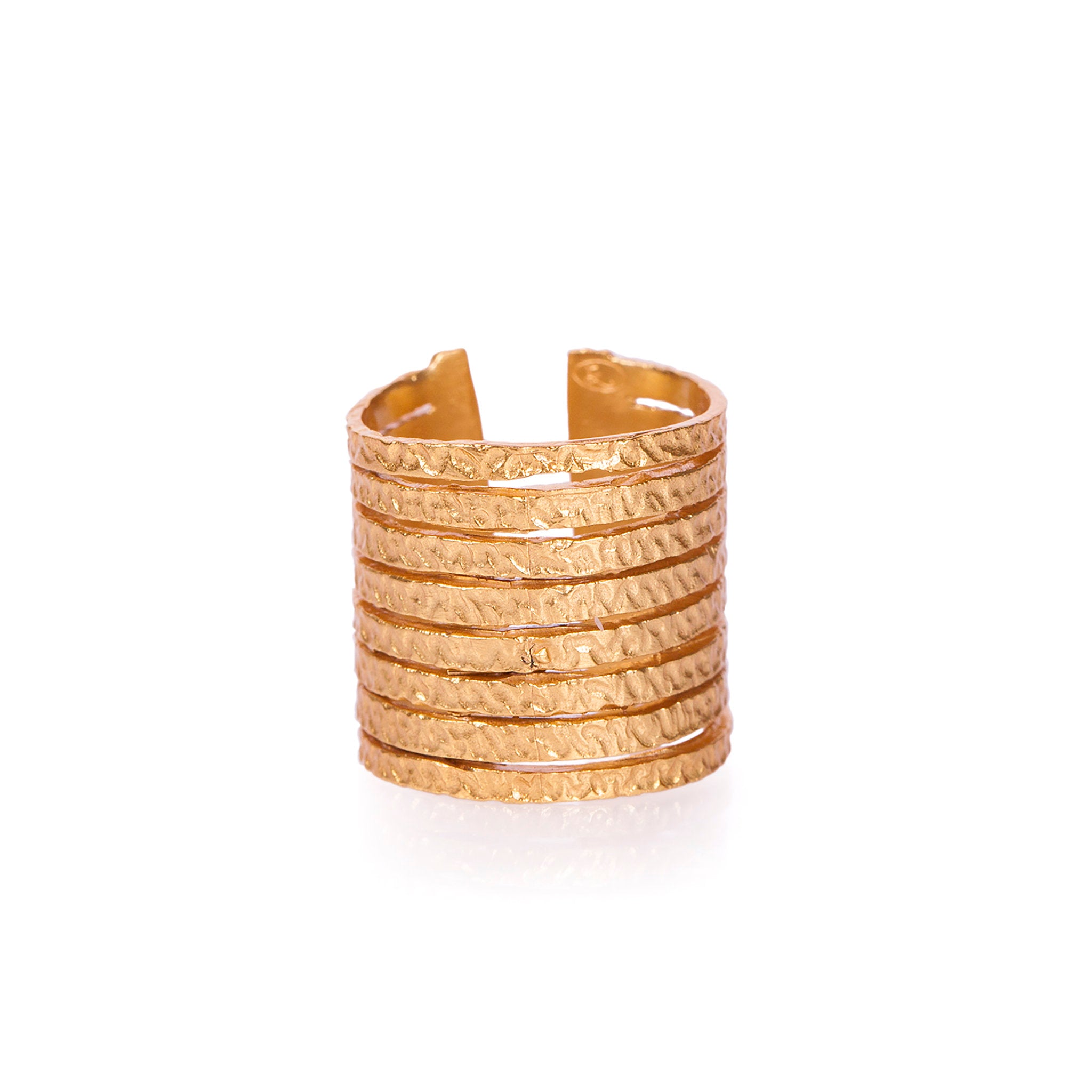 Trendy Deco Wire Stackable Rings for Women - Minimalist Boho Jewelry Set for Layering & Everyday Wear
