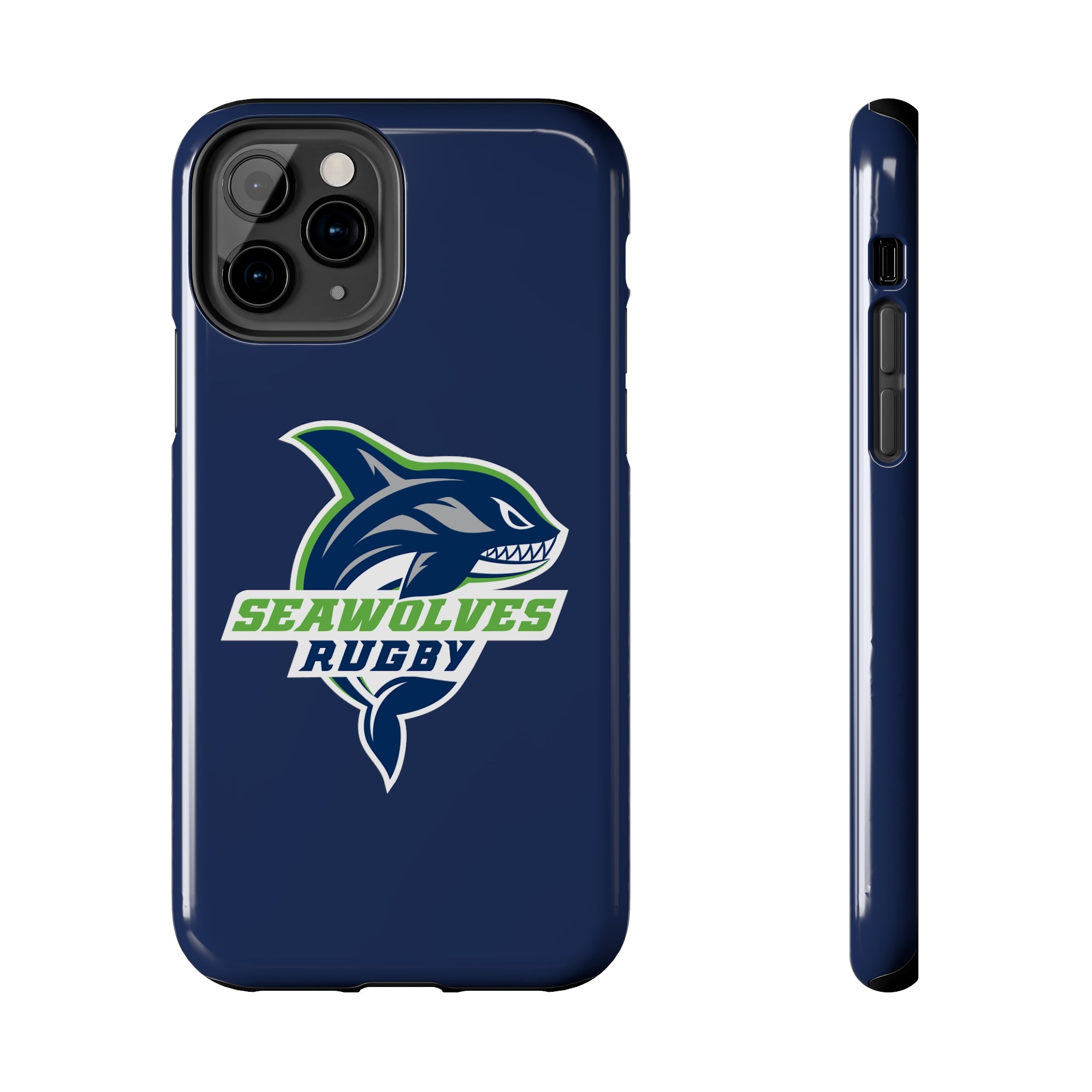 Seawolves Navy Rugged Phone Case - Shockproof & Durable Protection for iPhone & Samsung - Perfect for Outdoor Adventures, Work & Daily Use