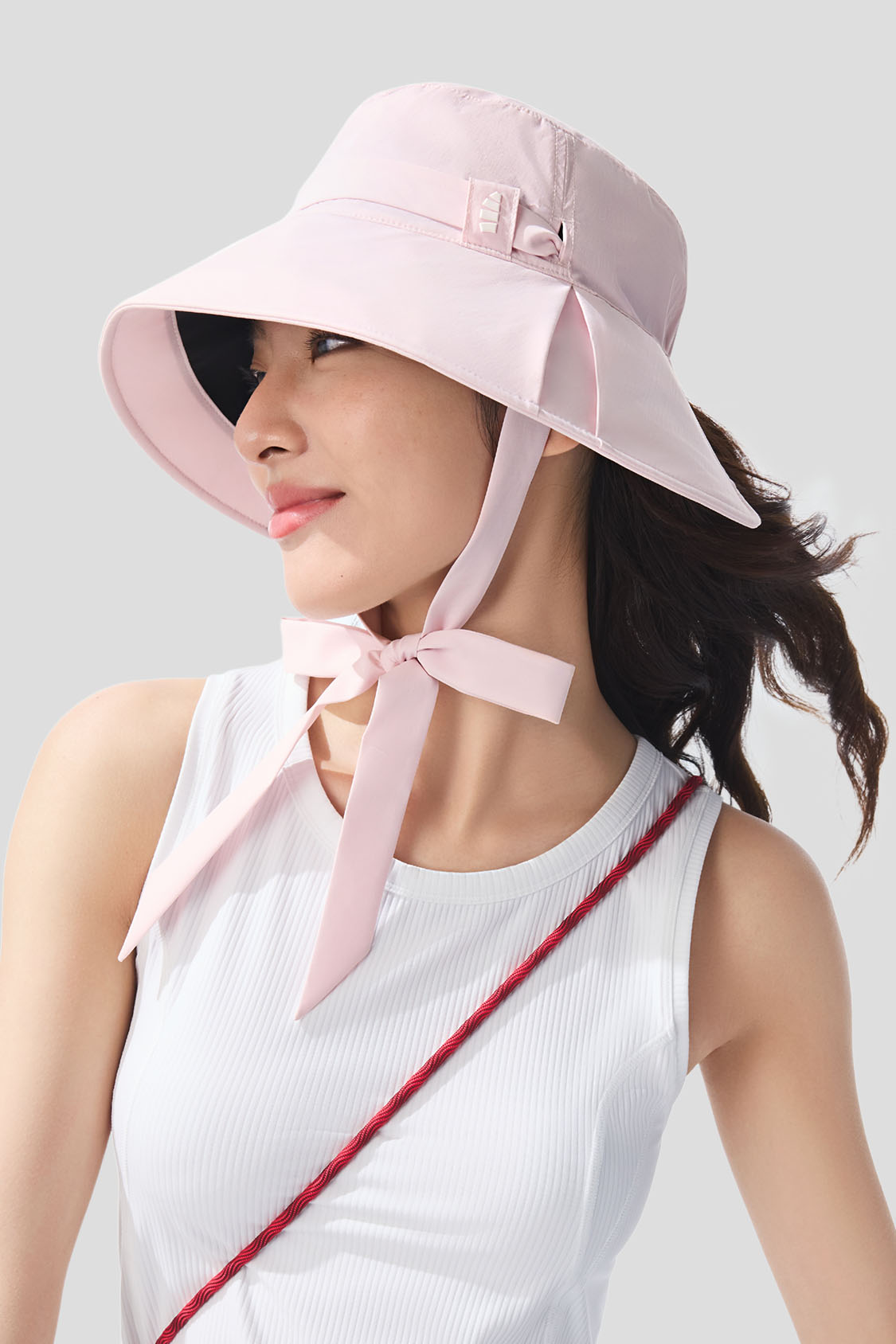 Stylish Women's Sun Hat with Ribbon - UPF 50+ UV Protection for Beach, Garden & Outdoor Activities