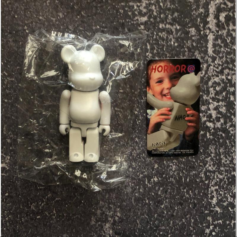 Bearbrick Series 8 HORROR Noda Nagi 100% Collectible Vinyl Figure - Limited Edition Japanese Designer Toy for Horror Fans & Art Collectors - Perfect for Display Shelf, Home Decor, and Gift Giving