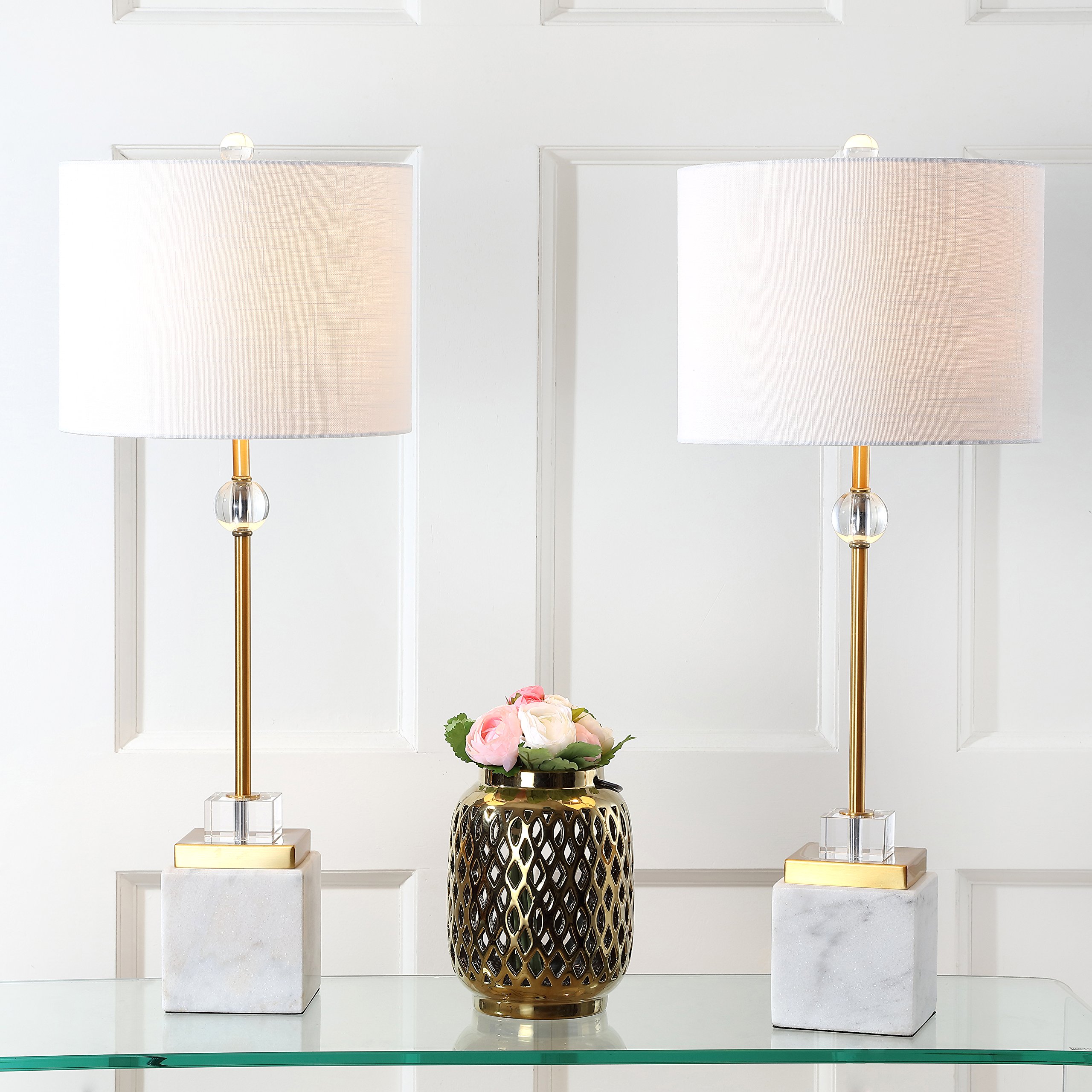 JONATHAN Y JYL5008A-SET2 Set of 2 Modern LED Table Lamps - 30