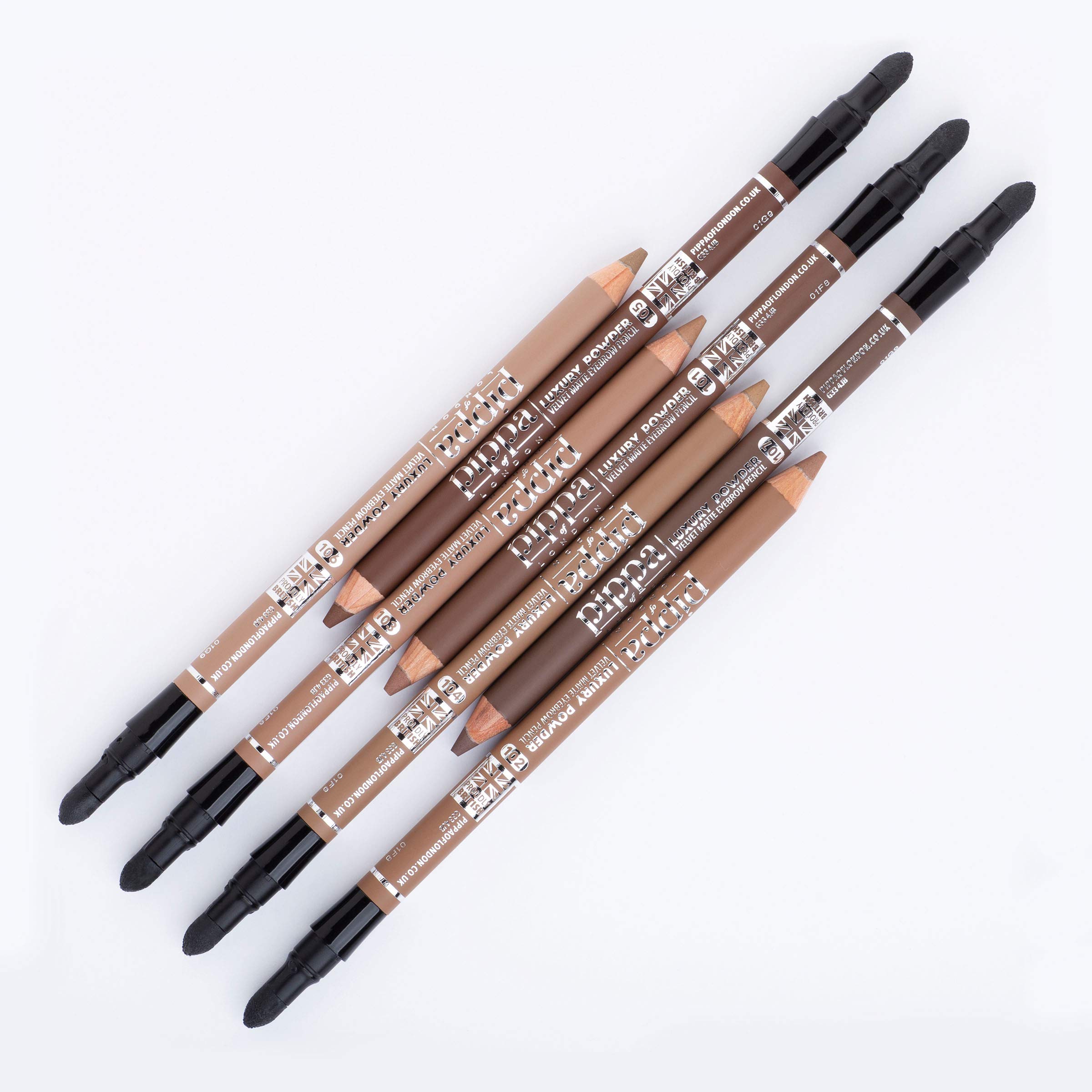 Pippa of London Perfect Brow Jackie 106 Eyebrow Pencil - Waterproof & Long-Lasting Powder Formula for Natural-Looking Brows | Perfect for Daily Makeup, Professional Use & On-The-Go Touch Ups